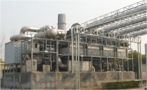 浙江誠(chéng)信包裝材料有限公司，一套大型溶劑回收設(shè)備對(duì)接4臺(tái)復(fù)合機(jī)